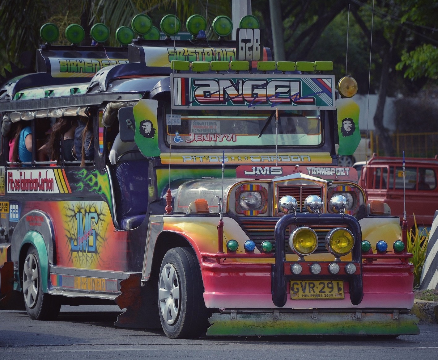 Manila Philippines Jeepney from historical travel memoir Rubies and Rucksacks