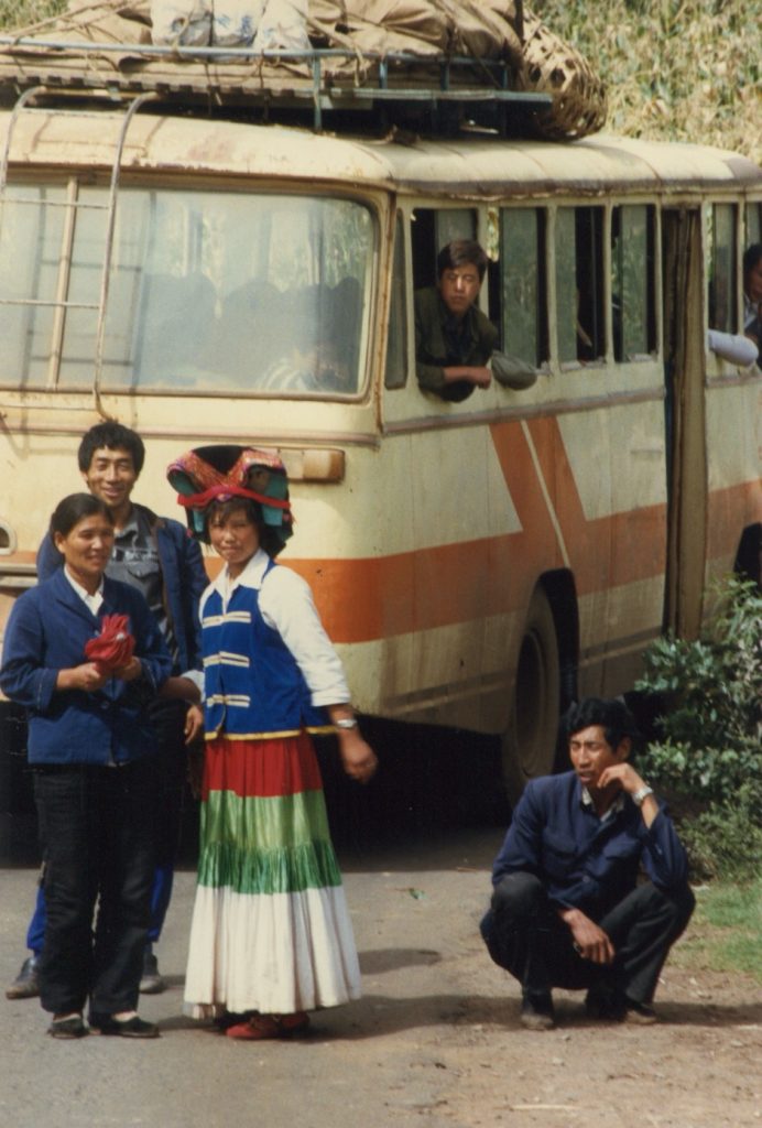 Yunnan Province China villagers with Yi woman from historical travel memoir Rubies and Rucksacks